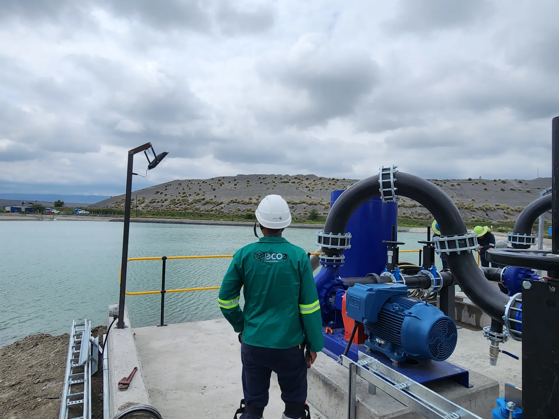 Fieldwork on a project site