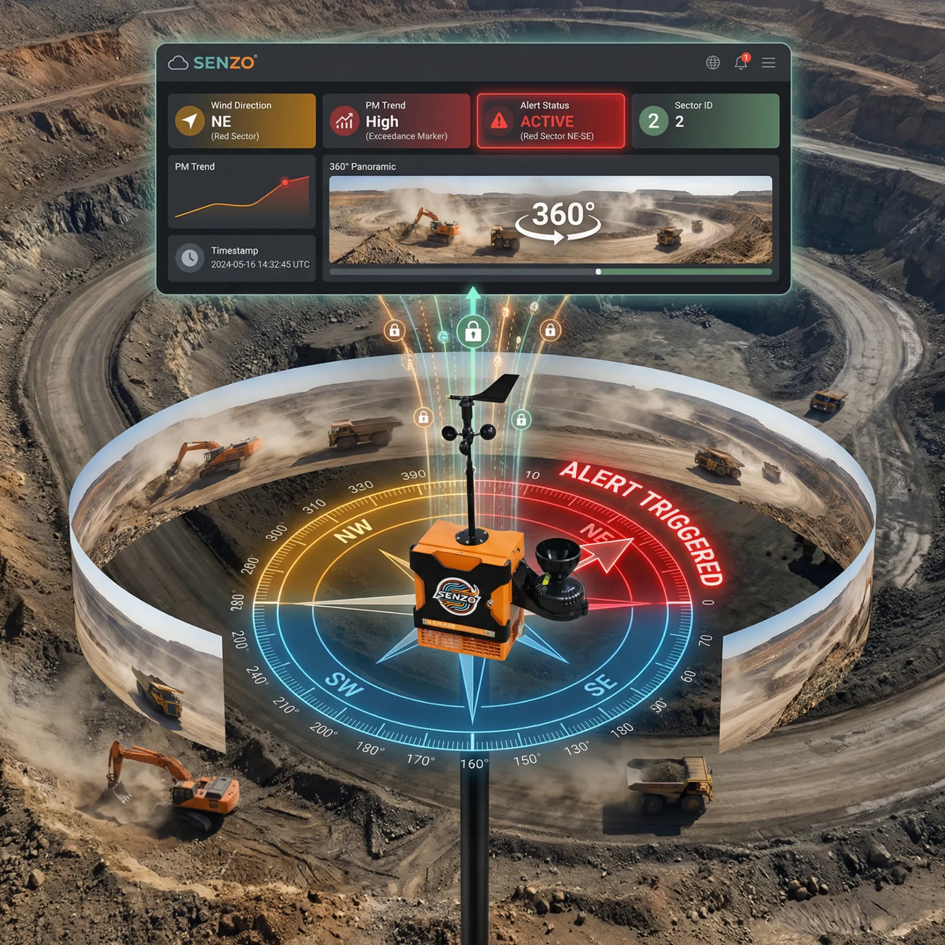 360 Alert real-time environmental monitoring